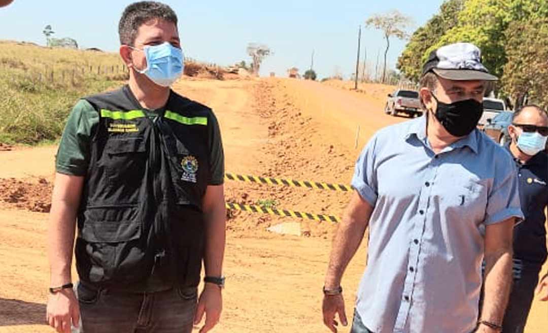 Deputado Jos Bestene Visita Obras O Governador Gladson Cameli Em