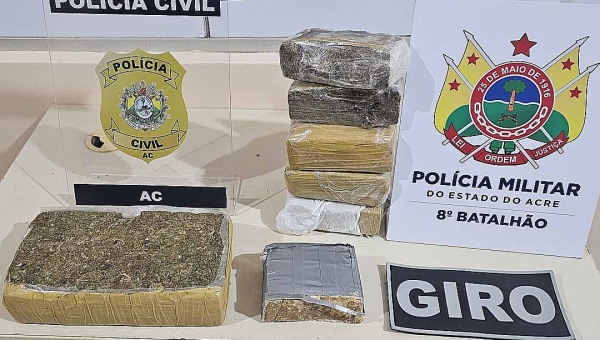 Ação conjunta das polícias Civil e Militar resulta na apreensão de drogas e causa prejuízo de mais de R$ 40 mil aos criminosos