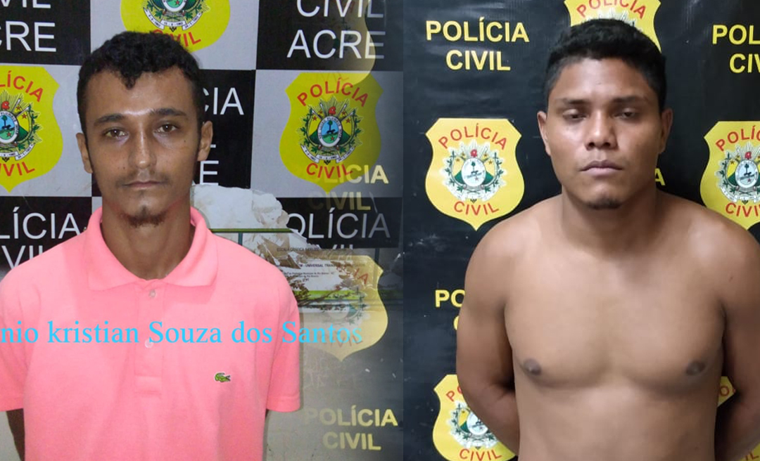 Polícia Civil prende mais dois acusados de roubos na cidade de Rio Branco