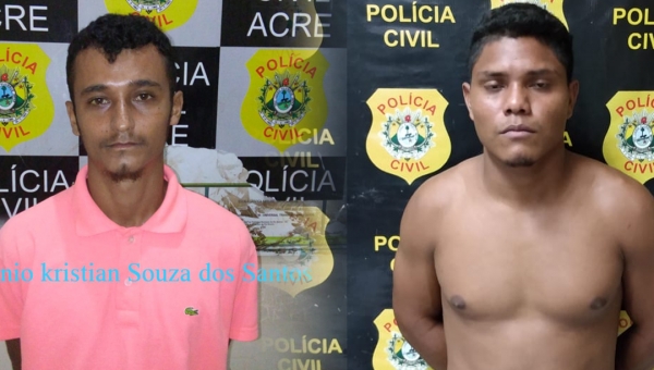 Polícia Civil prende mais dois acusados de roubos na cidade de Rio Branco