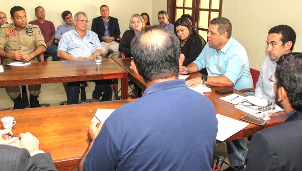 Major Rocha recebe diagnóstico de secretarias e órgãos do Governo