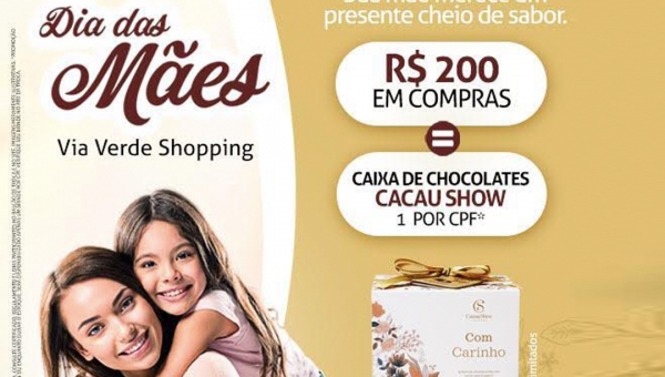 Campanha do Dia das Mães do Via Verde Shopping oferecerá brinde e diversas ações em homenagem às mães