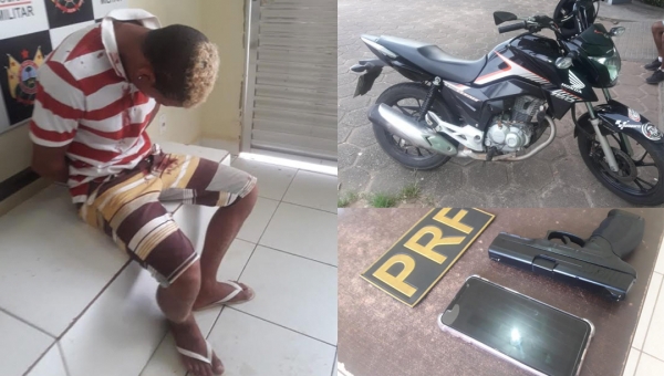 Ação rápida PRF coloca atrás das grades homem que teria roubado uma moto no Amapá