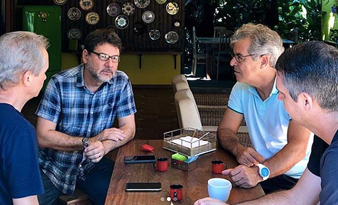 Jorge Viana, Binho, Angelim e Marcus Alexandre se reúnem em encontro no Acre 