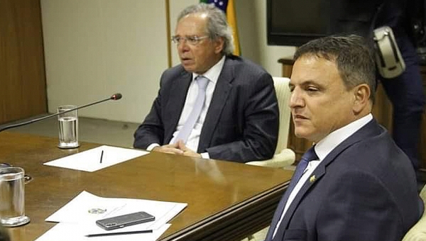 Bittar, Rocha e membros da bancada federal participam de encontro com ministro para pedir parcelamento  de dívidas do estado com BNDES