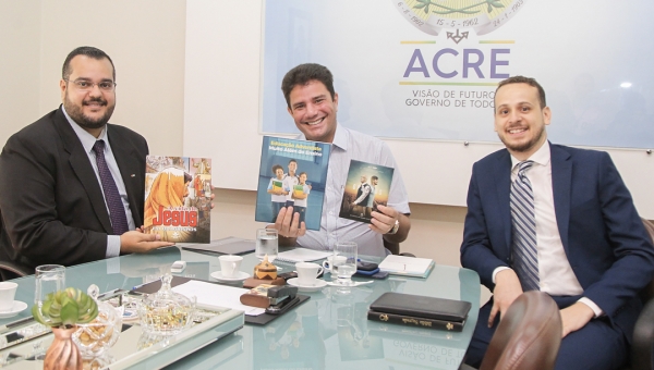 Governador Gladson Cameli conhece projeto ‘Impacto Esperança’, da Igreja Adventista