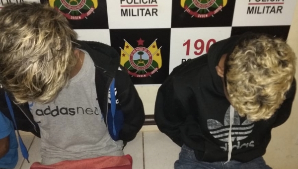 Rotam prende dois homens suspeitos de comercializar cocaína no Bairro da Paz 