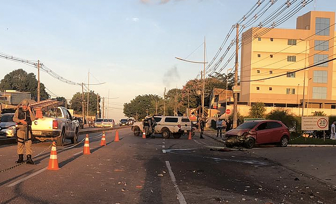 Vídeo mostra momento do acidente provocado por policial que resultou em morte na Dias Martins