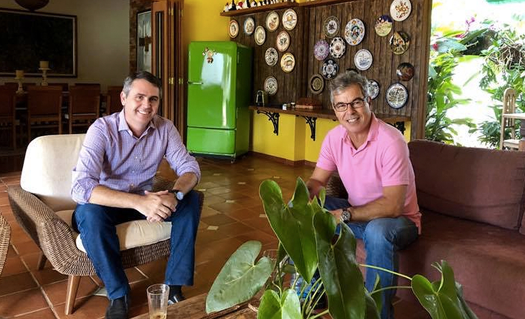 Atentos à política do Acre e a gestão de Cameli, Jorge e Marcus Alexandre tomam cafezinho no Ipê