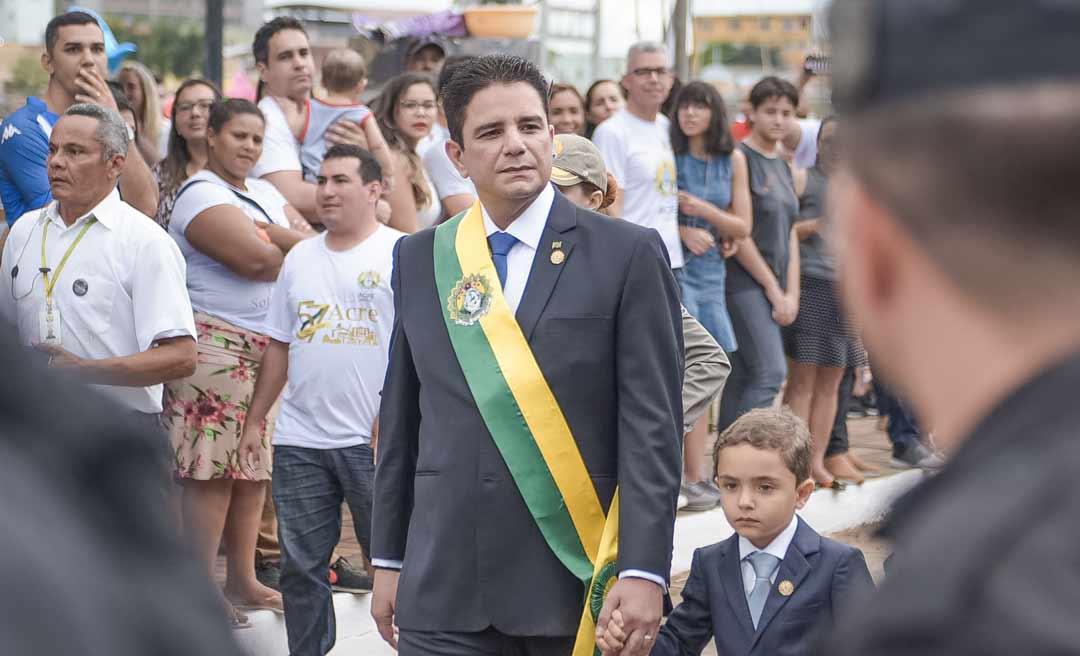 'Enquanto outros estados se medem pelo território, o Acre se agiganta pelo sentimento!', diz Gladson Cameli