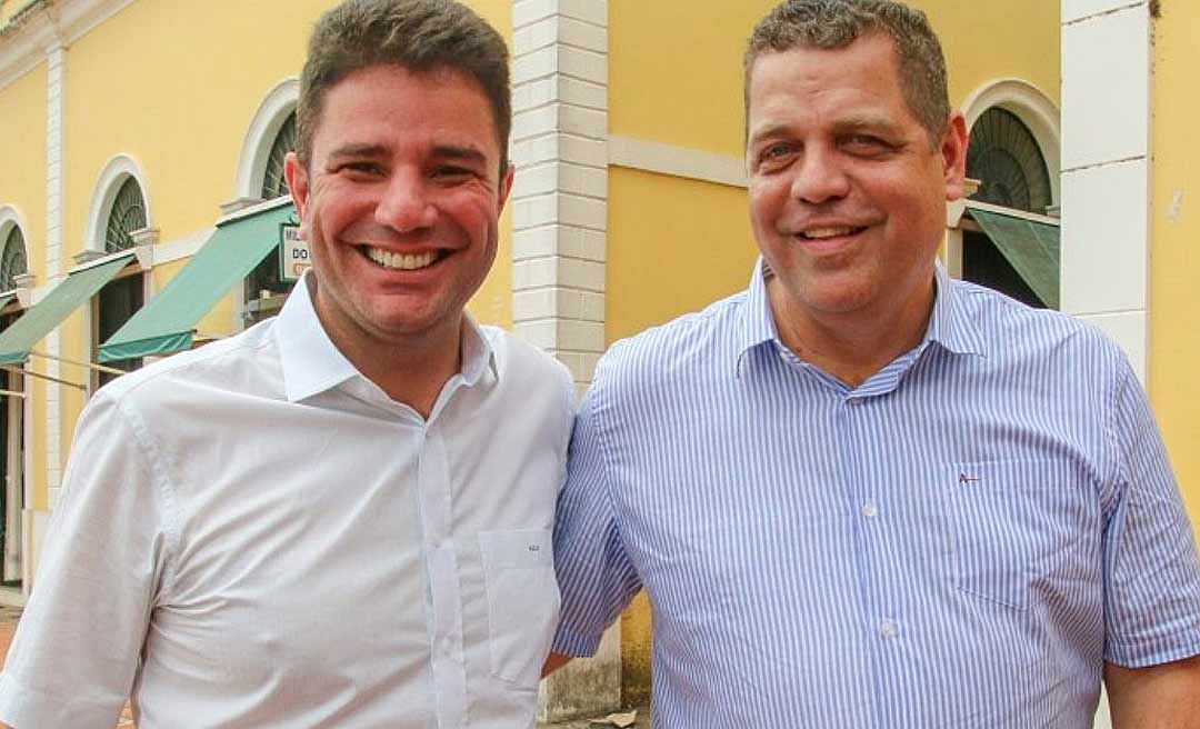 Após crise, Gladson e Rocha se reuniram duas vezes a sós nesta segunda-feira e saíram abraçados do gabinete do governador