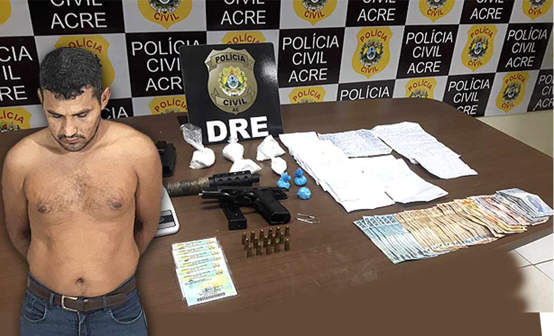 Conselheiro do Bonde dos 13 é preso na Cidade do Povo com arma, dinheiro e cartas enviadas de dentro de presídios