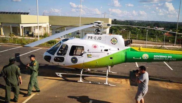 Ministério da Justiça confirma doação de helicóptero ao Estado do Acre