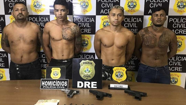 Ação integrada da Polícia Civil retira de circulação chefão do Bonde dos 13, ‘seguranças’ dele e braço direito da organização