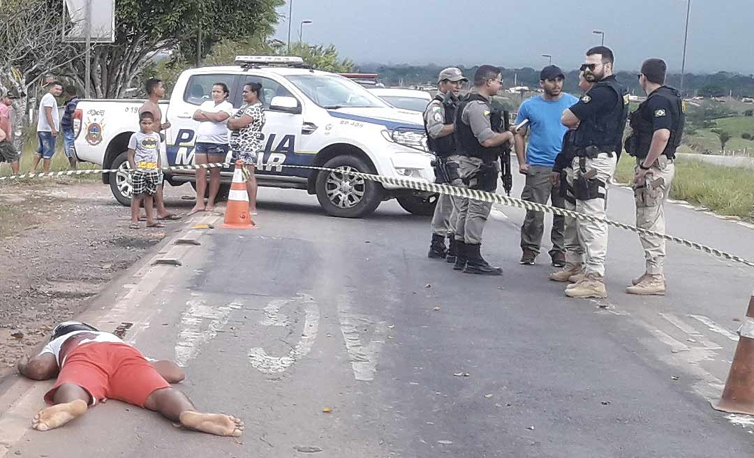 Assaltante morre em troca de tiros com policial na Vila Custódio Freire, em Rio Branco