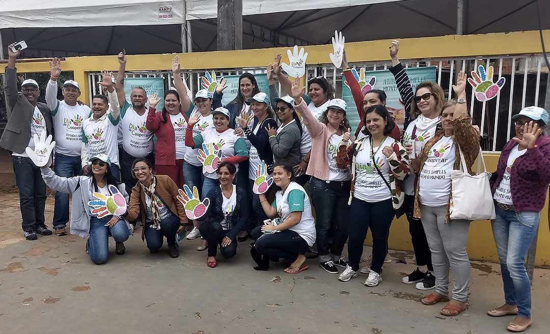 Em Rio Branco, voluntários se reúnem para o Dia de Cooperar no Montanhês