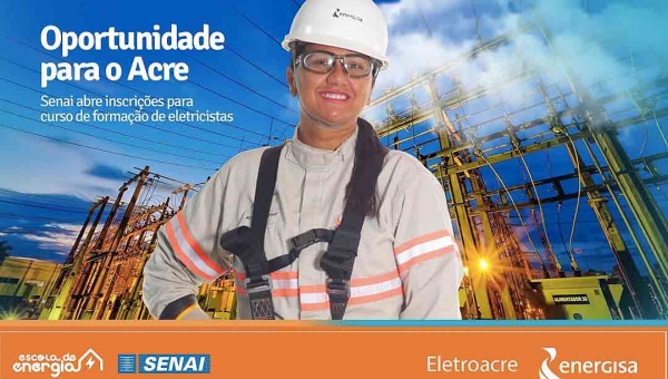 Senai abre processo seletivo de formação de eletricistas de redes de distribuição de energia