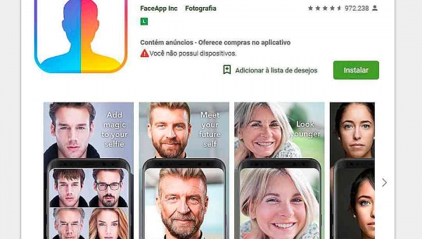 Aplicativo FaceApp pode abrir porta para abusos com dados dos usuários