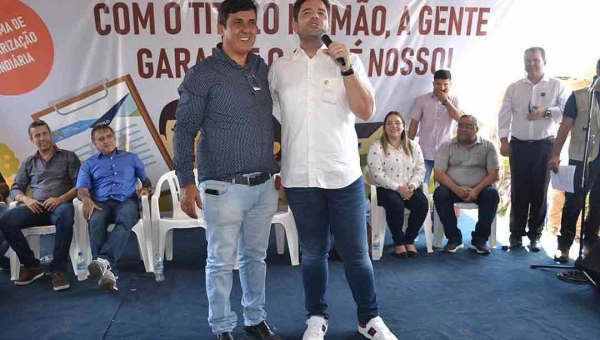 Governador Gladson Cameli manifesta apoio à gestão de Gilson da Funerária no Quinari