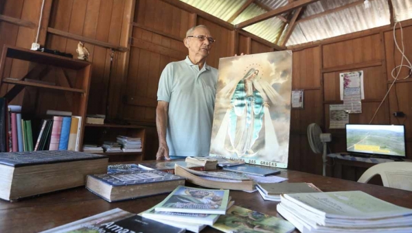 Aos 86 anos, homem é parte viva da história das ‘desobrigas católicas’ na Selva Amazônica