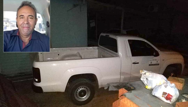 Polícia apreende carro da prefeitura do Quinari em residência em Rio Branco; servidor alega que tinha autorização do prefeito Gilson da Funerária