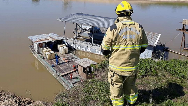 Para evitar novas tragédias Corpo de Bombeiros fiscaliza pontões de abastecimento no interior do Acre