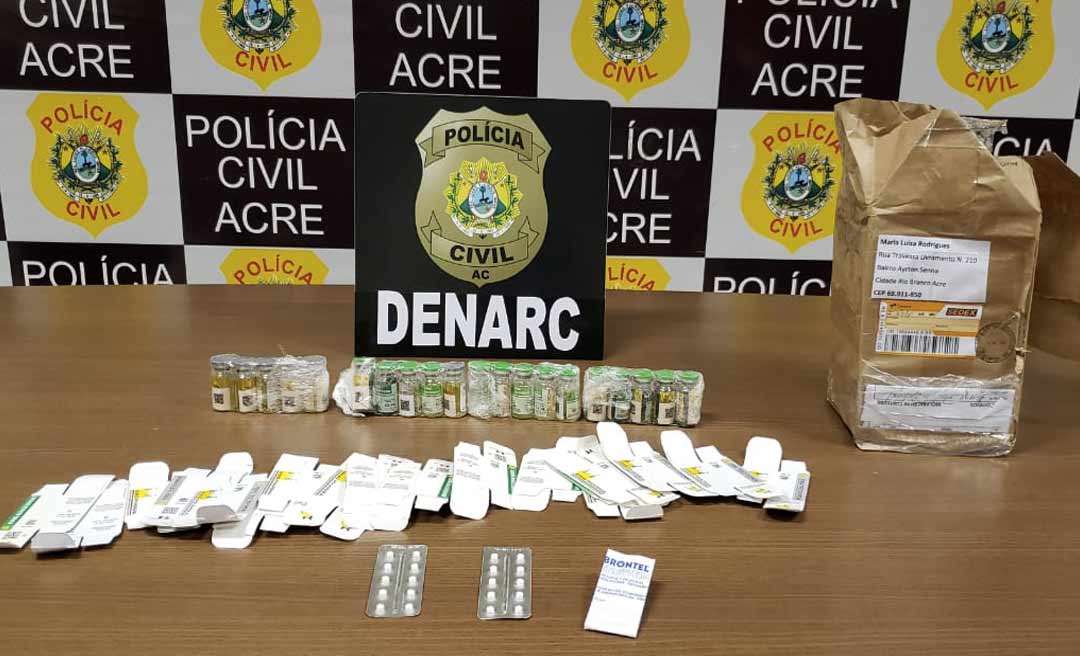 Mais um carregamento de anablizantes é apreendido pela Delegacia de Repressão ao Narcotráfico