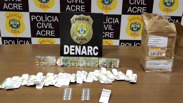 Mais um carregamento de anablizantes é apreendido pela Delegacia de Repressão ao Narcotráfico