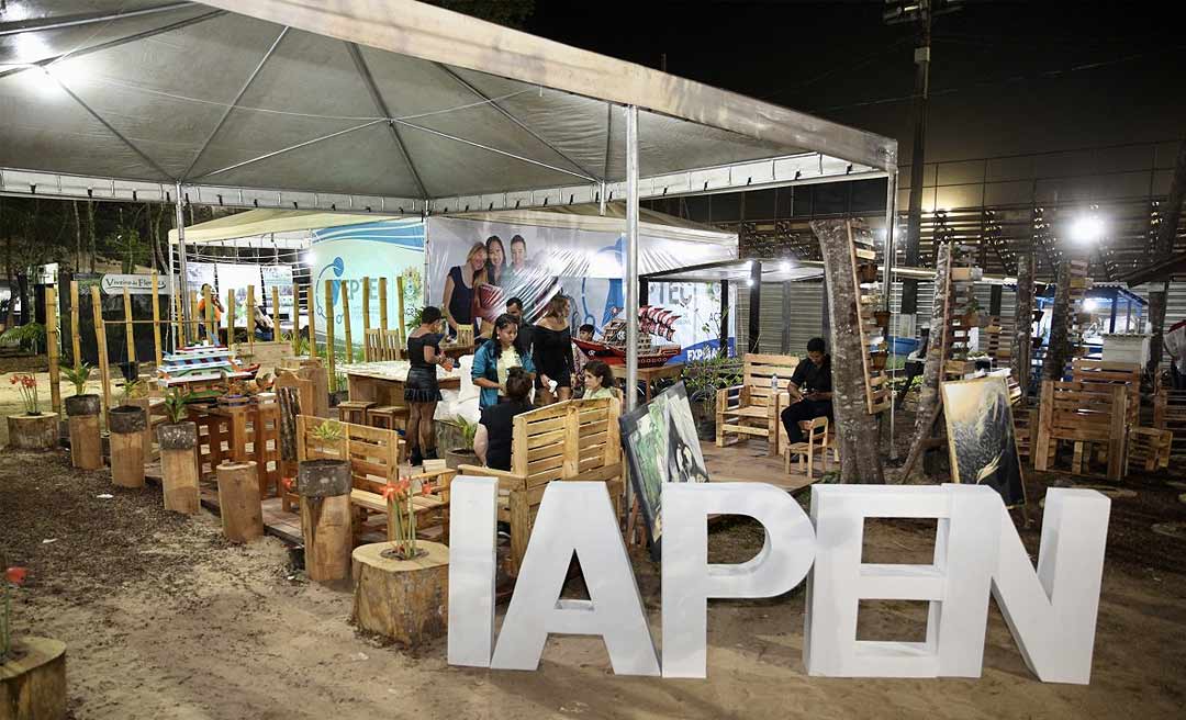 Iapen marca presença na Expoacre com exposição de materiais produzidos pelos presos