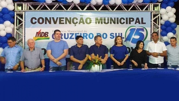 MDB realiza convenção em Cruzeiro do Sul e faz novos filiados