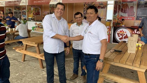 Vice-governador Major Rocha participa do maior evento da Amazônia peruana