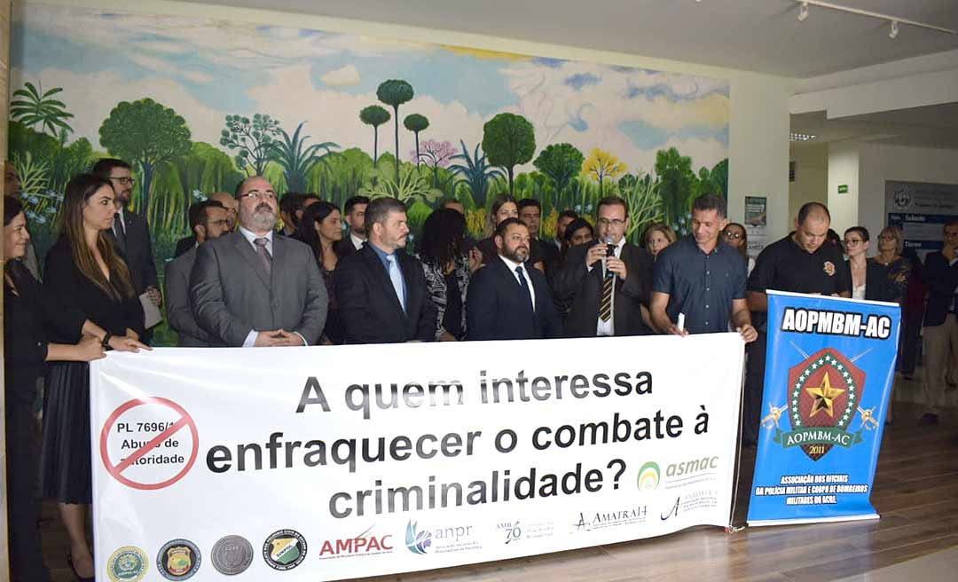 Asmac e outras nove entidades realizam Ato Contra o PL do Abuso de Autoridade