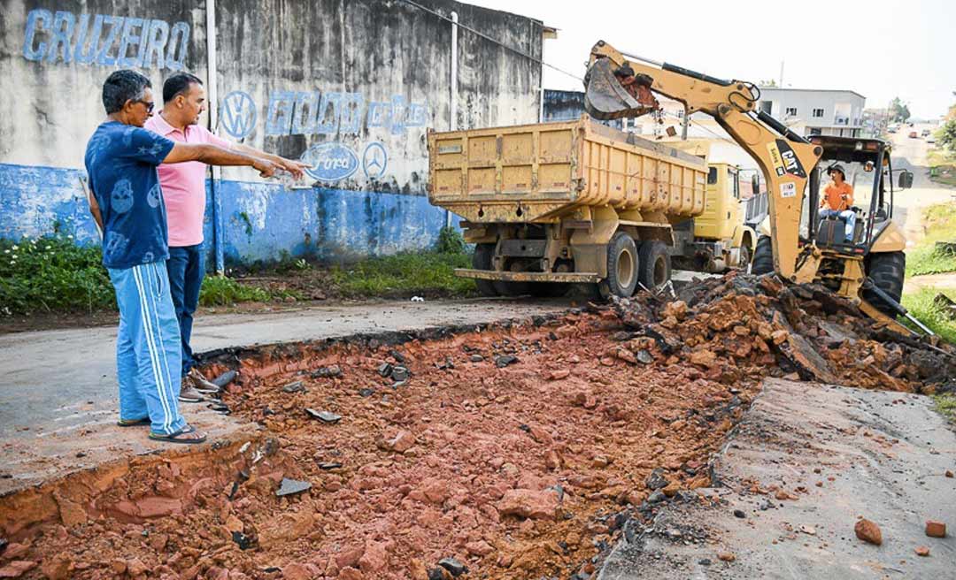 Moradores do bairro da Baixa elogiam o trabalho da Prefeitura de Cruzeiro do Sul