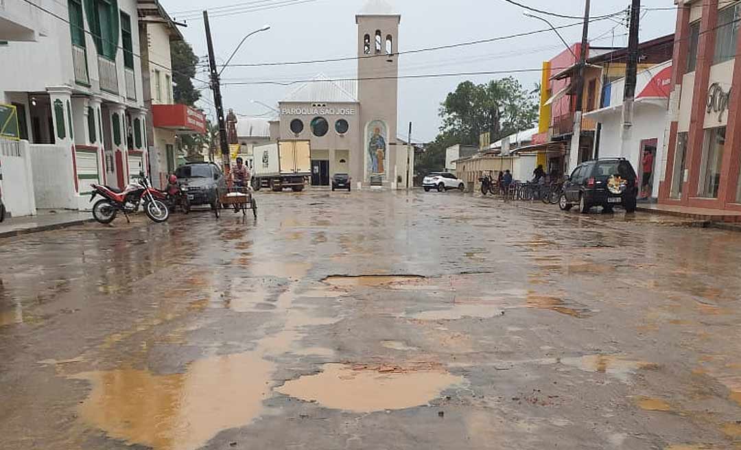 Feijó e Tarauacá registraram a mais intensa chuva do Brasil nesta terça-feira; ventos passaram dos 50km/h no Acre