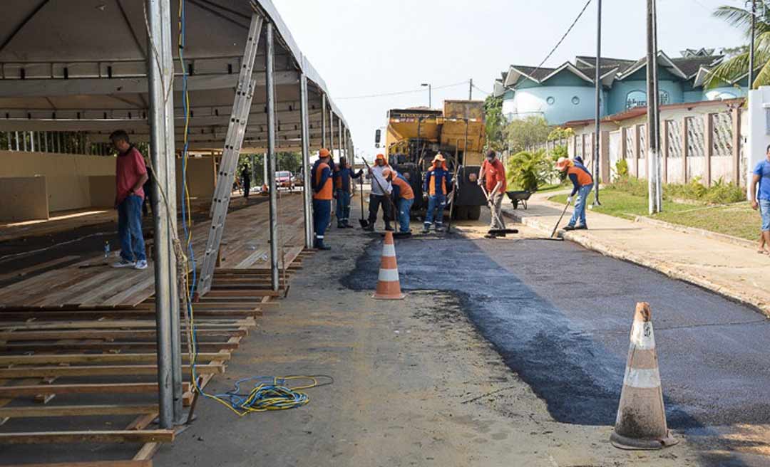 CBCN atua na limpeza e logística da Expoacre Juruá no município de Cruzeiro do Sul