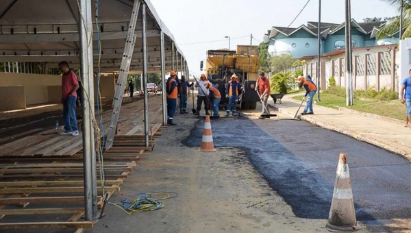 CBCN atua na limpeza e logística da Expoacre Juruá no município de Cruzeiro do Sul