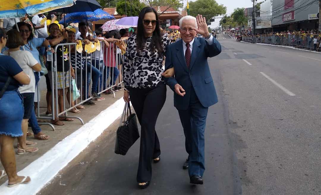 Nabor Júnior participa do desfile da Independência em Rio Branco