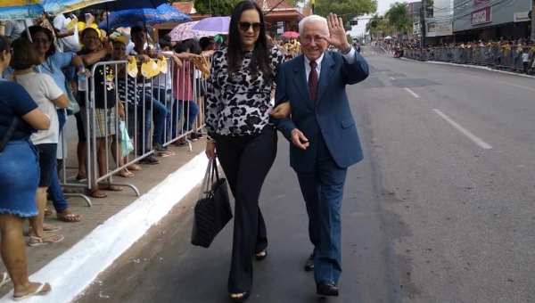 Nabor Júnior participa do desfile da Independência em Rio Branco