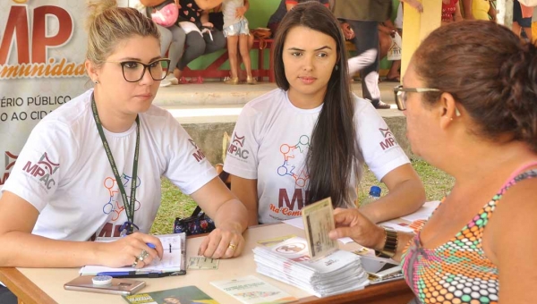 ‘MP na Comunidade’ leva serviços de cidadania a Senador Guiomard