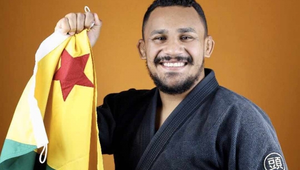 Paratleta acreano Wendell Barbosa conquista medalha de ouro em disputa internacional de jiu-jitsu em Brasília