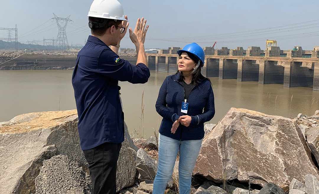 Antonia Sales visita Usina de Santo Antônio e reconhece empenho das empresas para minimizar impacto ambiental