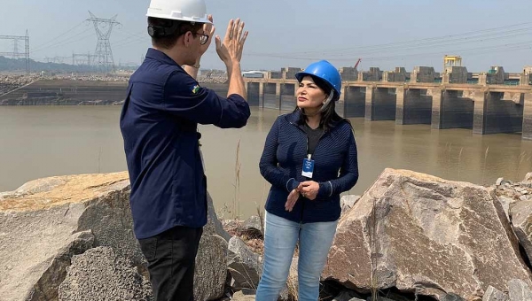 Antonia Sales visita Usina de Santo Antônio e reconhece empenho das empresas para minimizar impacto ambiental