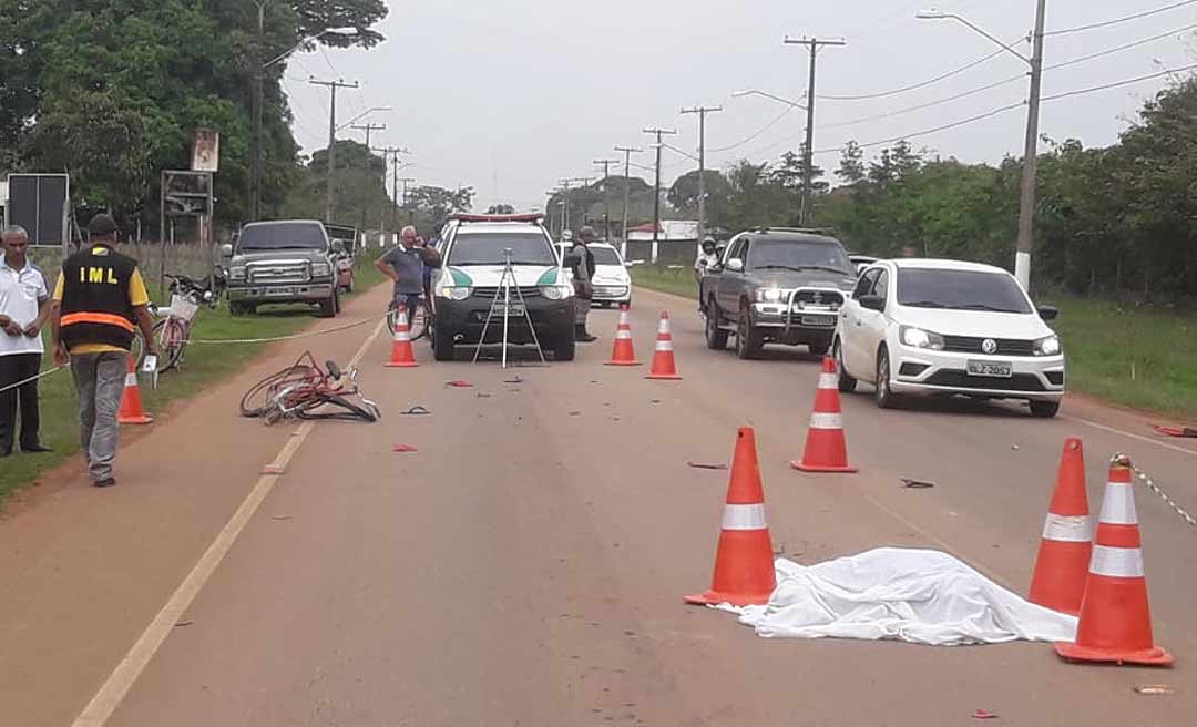 Idoso de 79 anos é atropelado por moto e morre quando tentava atravessar rodovia