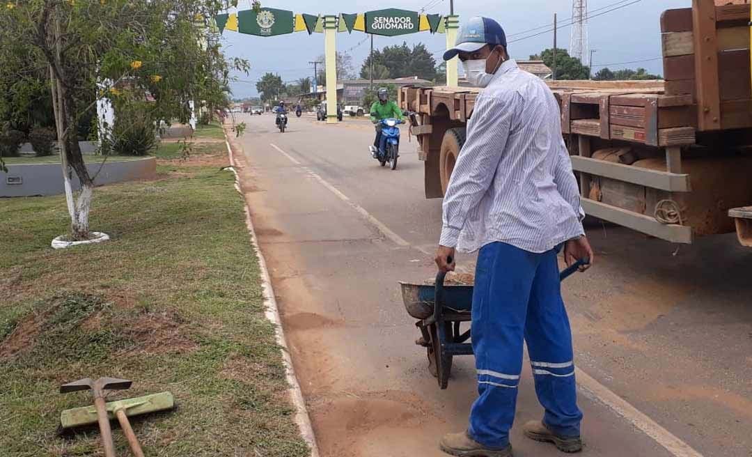 Prefeito André Maia prioriza limpeza pública depois de oito meses de abandono da cidade por gestão interina