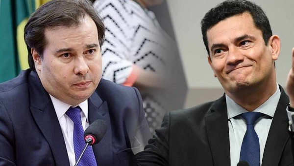 Rodrigo Maia critica Sergio Moro: "Tenta acuar as instituições democráticas"