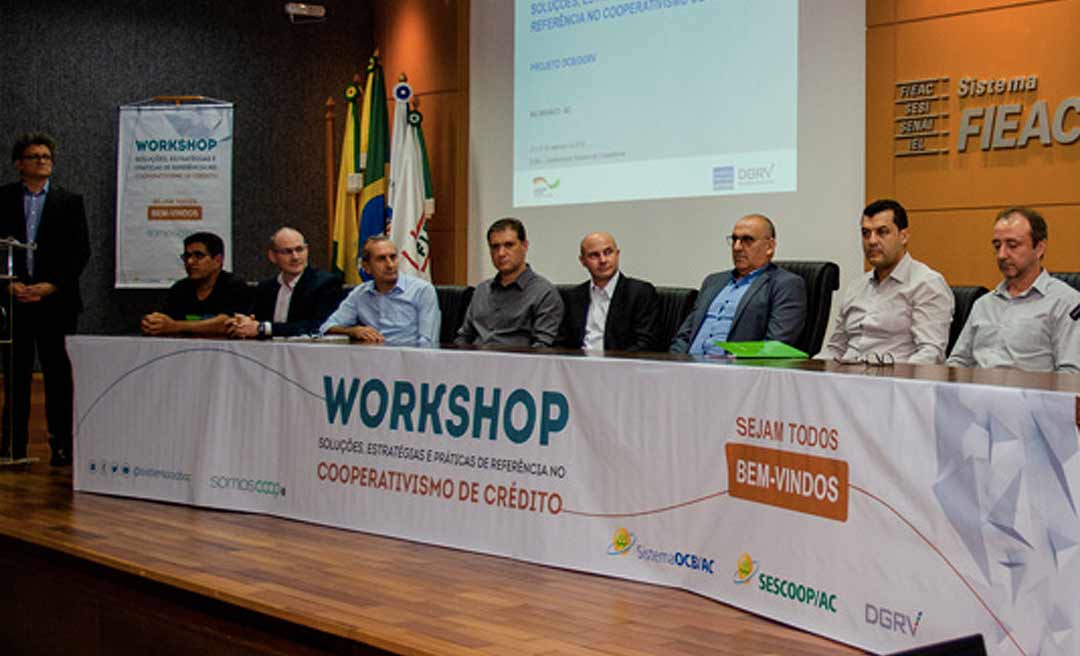 Representantes de cooperativas de credito expõem modelos de sucesso durante workshop no Acre