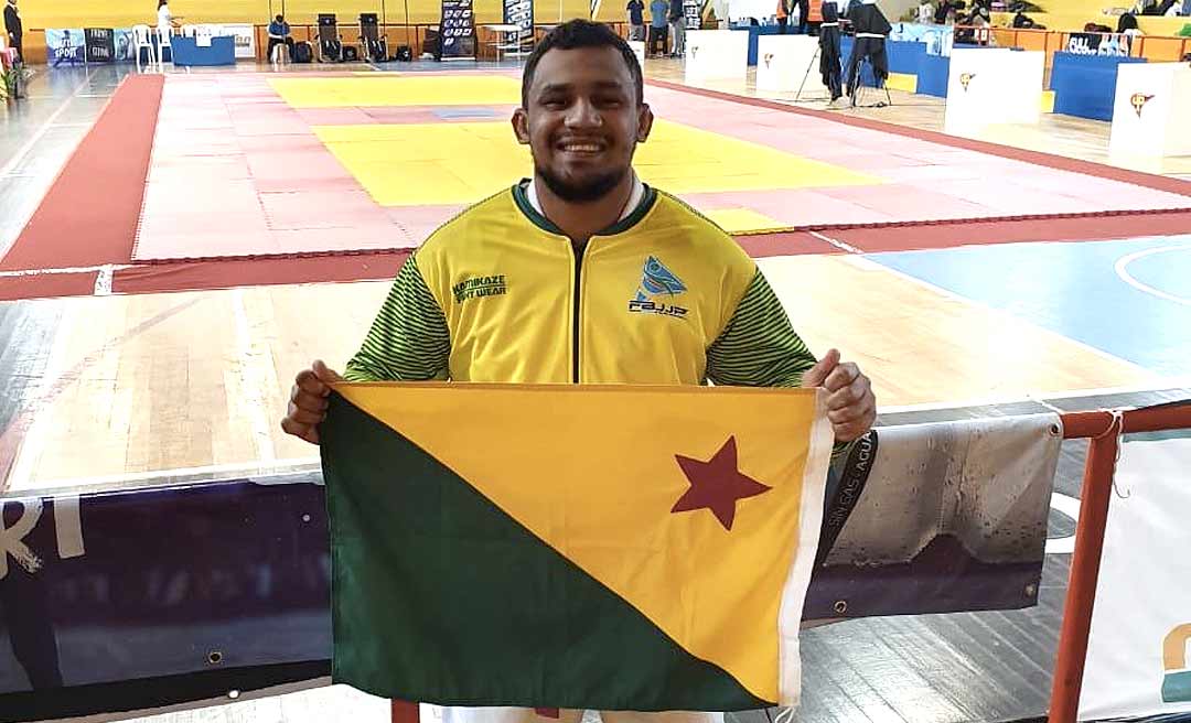 Paratleta acreano Wendell Barbosa é campeão no Panamericano de Jiu-Jitsu no Uruguai