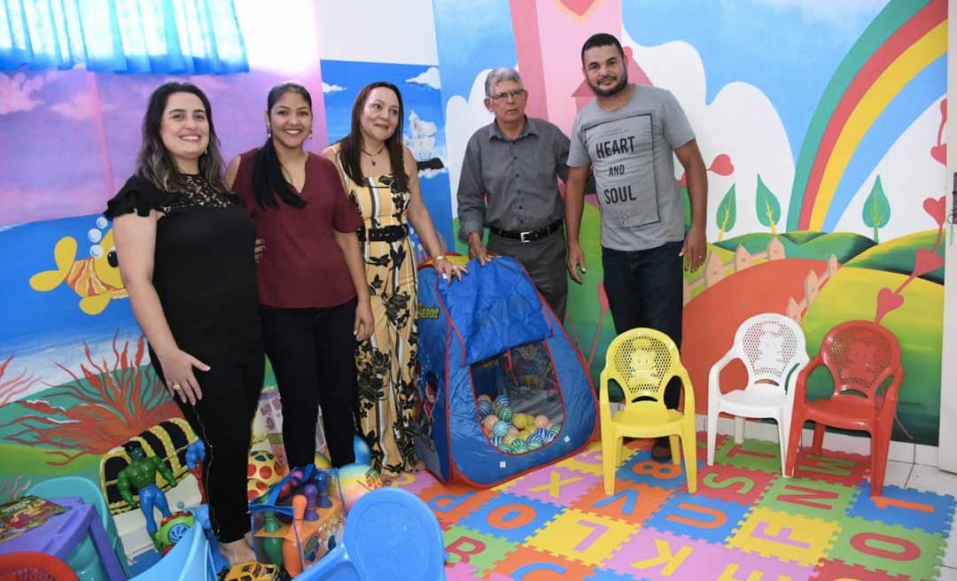 Prefeitura de Cruzeiro do Sul inaugura brinquedoteca na UBS do bairro 25 de agosto