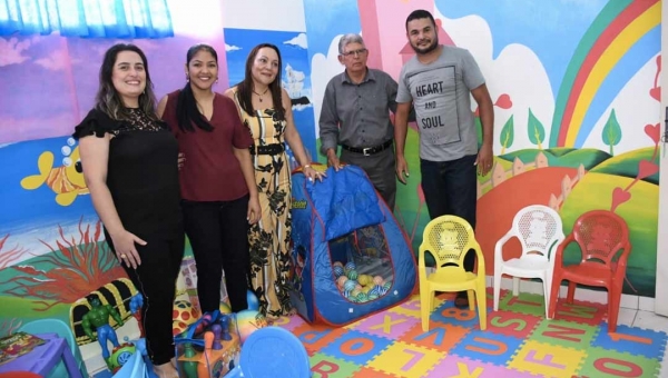 Prefeitura de Cruzeiro do Sul inaugura brinquedoteca na UBS do bairro 25 de agosto