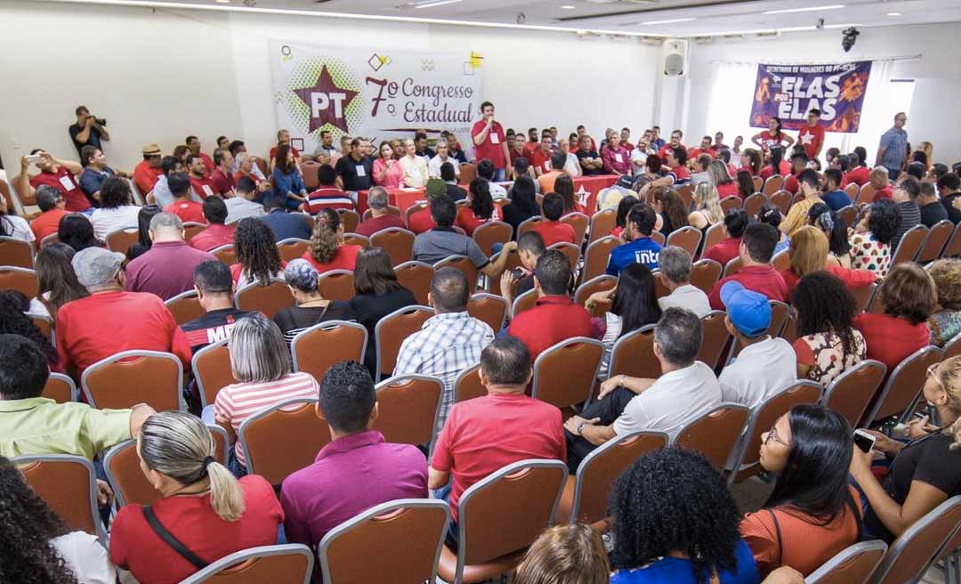 Congresso do PT do Acre teve gritos de Lula livre, carta de Lula, ataques a Bolsonaro e a Gladson e lamentações de Jorge Viana